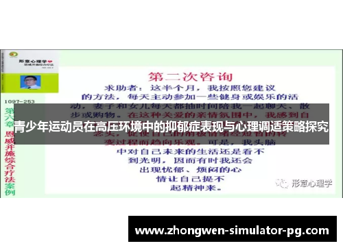 青少年运动员在高压环境中的抑郁症表现与心理调适策略探究