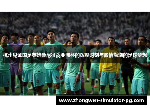 杭州见证国足英雄桑尼征战亚洲杯的辉煌时刻与激情燃烧的足球梦想
