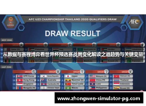 从数据与赛程博弈看世界杯预选赛战局变化解读之道趋势与关键变量