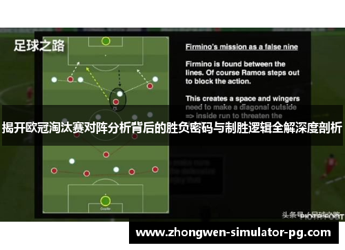 揭开欧冠淘汰赛对阵分析背后的胜负密码与制胜逻辑全解深度剖析