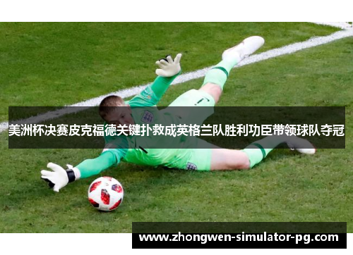 美洲杯决赛皮克福德关键扑救成英格兰队胜利功臣带领球队夺冠